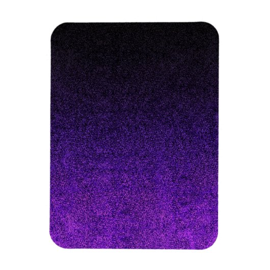Fallende Lila und schwarze Glitzer-Gradient Magnet (Vertikal)