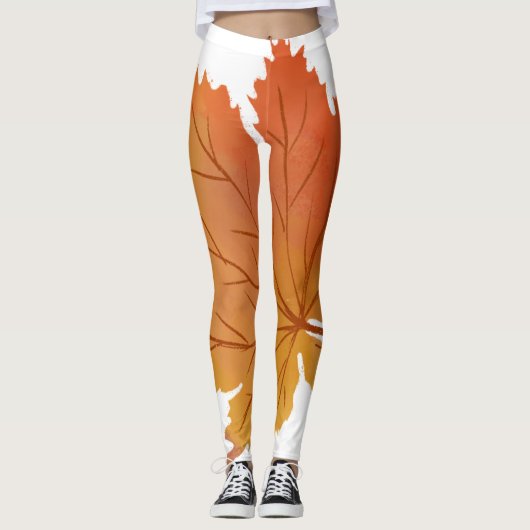 Fallende Lücke - Herbst Leggings (Vorderseite)