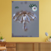 Fallende Magie Leinwanddruck (Insitu (Wohnzimmer))