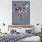 Fallende Magie Leinwanddruck (Insitu (Schlafzimmer))
