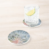 Fallende neue Wünsche Getränkeuntersetzer (Seite)