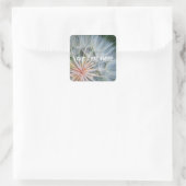 Fallende neue Wünsche Quadratischer Aufkleber (Tasche)