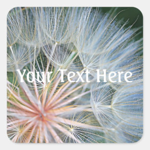 Fallende neue Wünsche Quadratischer Aufkleber