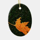 Fallende Ölgemälde aus Blättern Keramik Ornament (Hinten)