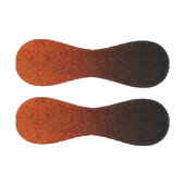Fallende Orange- und Schwarz-Glitzer-Gradient Baseball (Paneele)