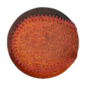 Fallende Orange- und Schwarz-Glitzer-Gradient Baseball (Vorderseite Links)