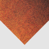 Fallende Orange- und Schwarz-Glitzer-Gradient Seidenpapier (Ausschnitt)