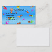 Fallende pacifierBusiness Karte - besonders (Vorne/Hinten)