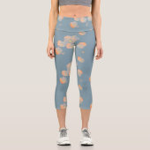Fallende Petalen Capri Leggings (Vorderseite)