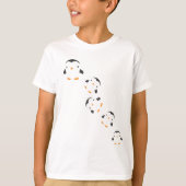 Fallende Pinguine T-Shirt (Vorderseite)