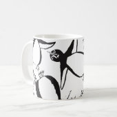 Fallende Pinguine-Tasse Kaffeetasse (Vorderseite Links)