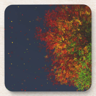 Fallende Rainbow-Cork-Untersetzer Getränkeuntersetzer