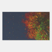 Fallende Regenbogenkleber Rechteckiger Aufkleber (Vorderseite)