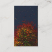 Fallende RegenbogenLesezeichen Visitenkarte (Rückseite)