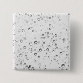Fallende Regentropfen Button (Vorderseite)