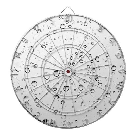 Fallende Regentropfen Dartscheibe (vorne)