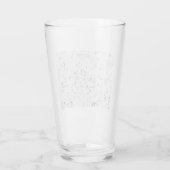 Fallende Regentropfen Glas (Rückseite)