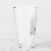 Fallende Regentropfen Glas (Rechts)