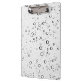 Fallende Regentropfen Klemmbrett (Links)