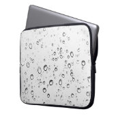 Fallende Regentropfen Laptopschutzhülle (Vorderseite Links)