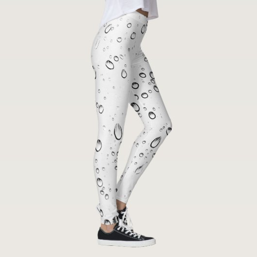 Fallende Regentropfen Leggings (Rechts)