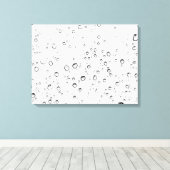 Fallende Regentropfen Leinwanddruck (Insitu (Holzboden))