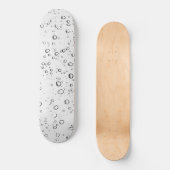 Fallende Regentropfen Skateboard (Vorderseite)