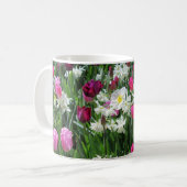 Fallende romantische Frühlingsvormitte Kaffeetasse (Vorderseite Links)