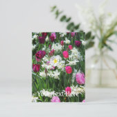 Fallende romantische Frühlingsvormitte Postkarte (Stehend Vorderseite)