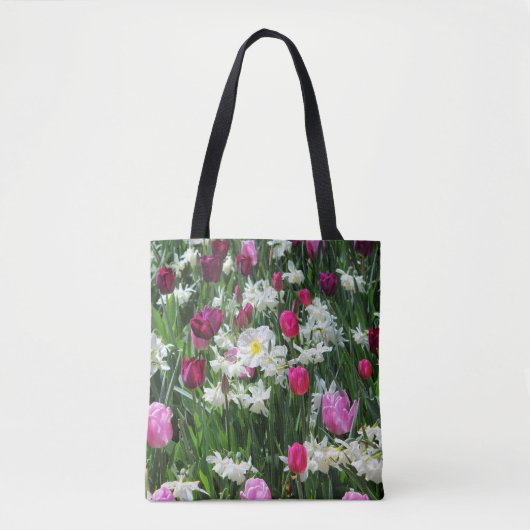Fallende romantische Frühlingsvormitte Tasche (Vorderseite)