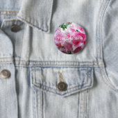 Fallende rosa Blumenblüten Button (Beispiel)