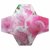 Fallende rosa Blumenblüten Fußball (Flach)