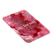 Fallende rosa Fee Crystals Magnet (Rechte Seite)
