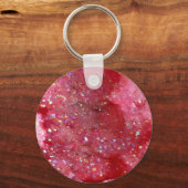 Fallende rosa Fee Crystals Schlüsselanhänger (Vorderseite)