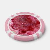 Fallende rosa Feen-Kristalle Pokerchips (Einzeln)