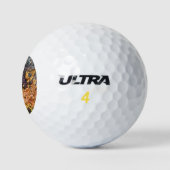 Fallende Rusty Sunset Stones Golfball (Logo)