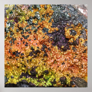 Fallende Rusty Sunset Stones Poster