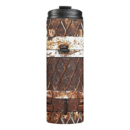 Fallende Rusty Sunset Stones Thermosbecher (Vorderseite)
