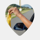 Fallende Schale des Armes des Autofensters der Keramikornament (Rechts)