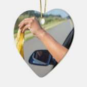 Fallende Schale des Armes des Autofensters der Keramikornament (Links)