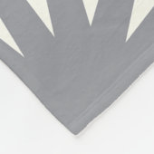 Fallende Schneeflocken Blizzard Fleece Blanket (Ecke)