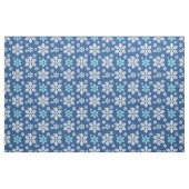 Fallende Schneeflocken Gemustert blau Stoff (Fat Quarter (45,7 x 55,9 cm))