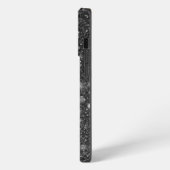 Fallende Schneeüberlagerung iPhone Hülle (Linke Seite)