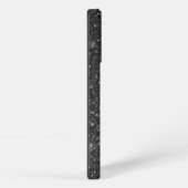 Fallende Schneeüberlagerung iPhone Hülle (Rechte Seite)