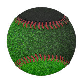 Fallende Schwarz/Grün-Glitzer-Gradient Baseball (Rückseite)
