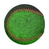 Fallende Schwarz/Grün-Glitzer-Gradient Baseball (Vorderseite Links)