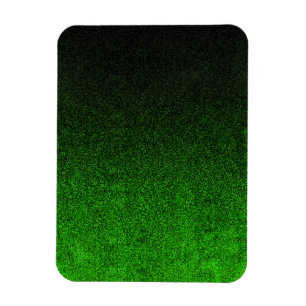 Fallende Schwarz/Grün-Glitzer-Gradient Magnet