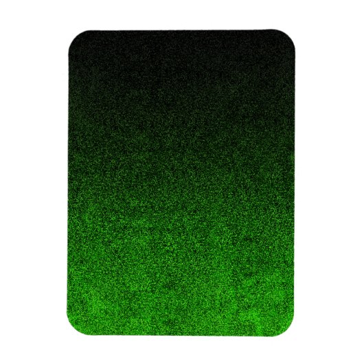 Fallende Schwarz/Grün-Glitzer-Gradient Magnet (Vertikal)