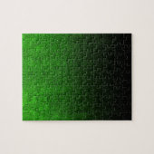 Fallende Schwarz/Grün-Glitzer-Gradient Puzzle (Horizontal)
