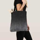 Fallende Silber- und Schwarz-Glitzer-Gradient Tasche (Von Nahem)